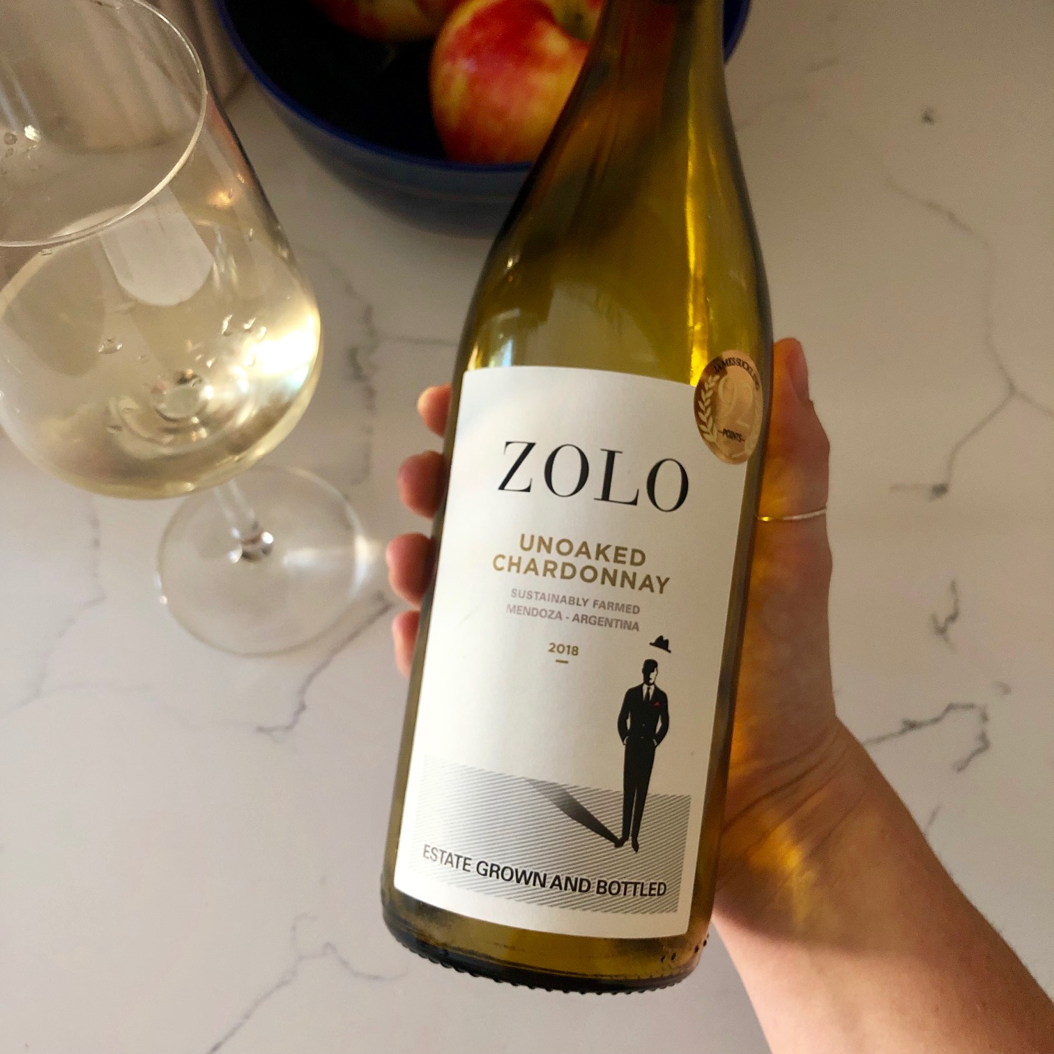 zolo unoaked chardonnay from mendoza