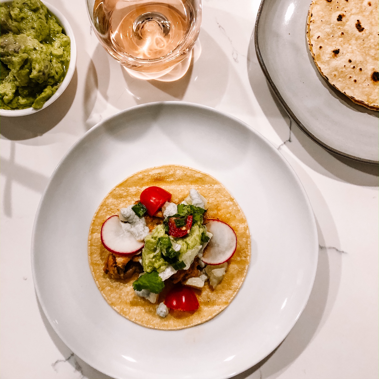 vegan mushroom taco