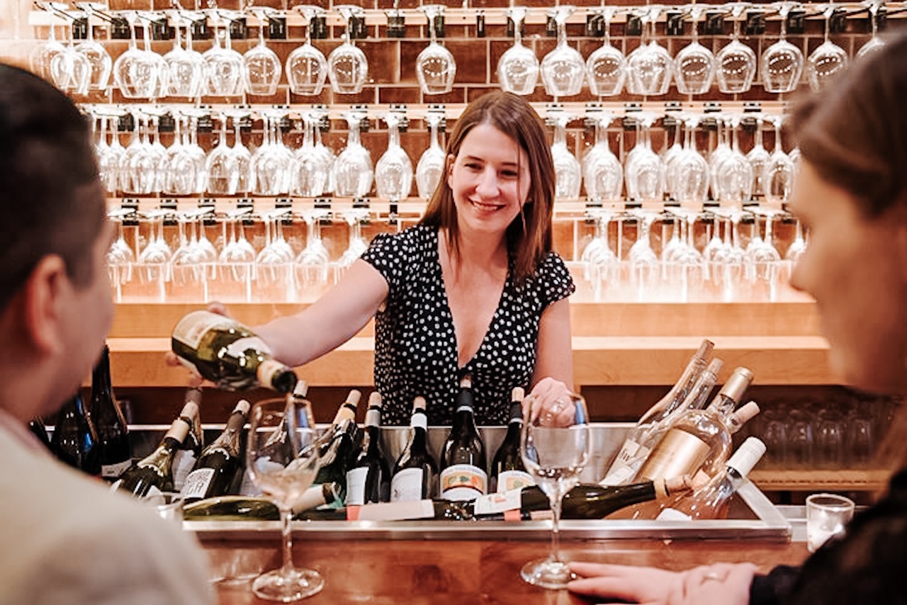 master sommelier laura maniec at corkbuzz restaurant