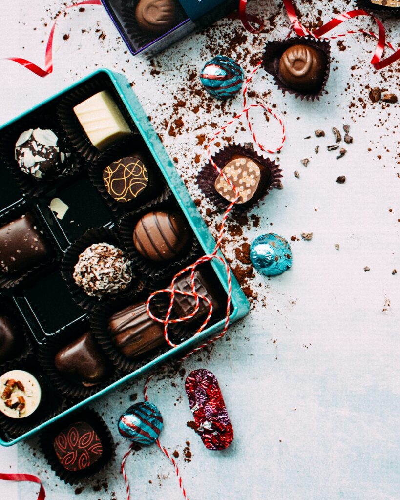 holiday chocolate box