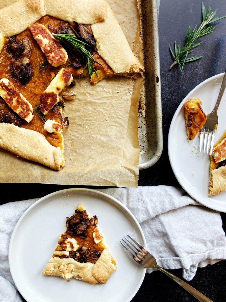 savory pumpkin galette