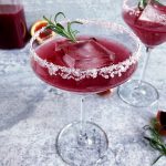 sparkling blood orange margarita