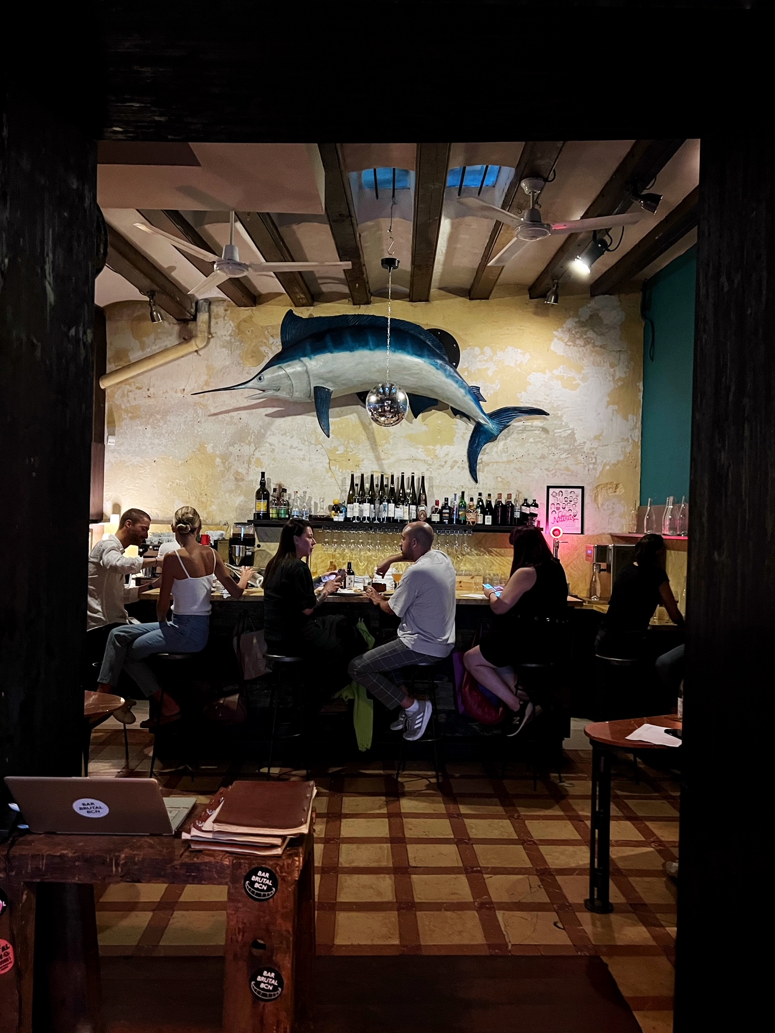 bar brutal in barcelona spain